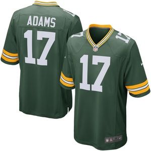 Davante Adams Nike On Field Green Bay Packers #17 NFL Football Jersey Size 2XL
